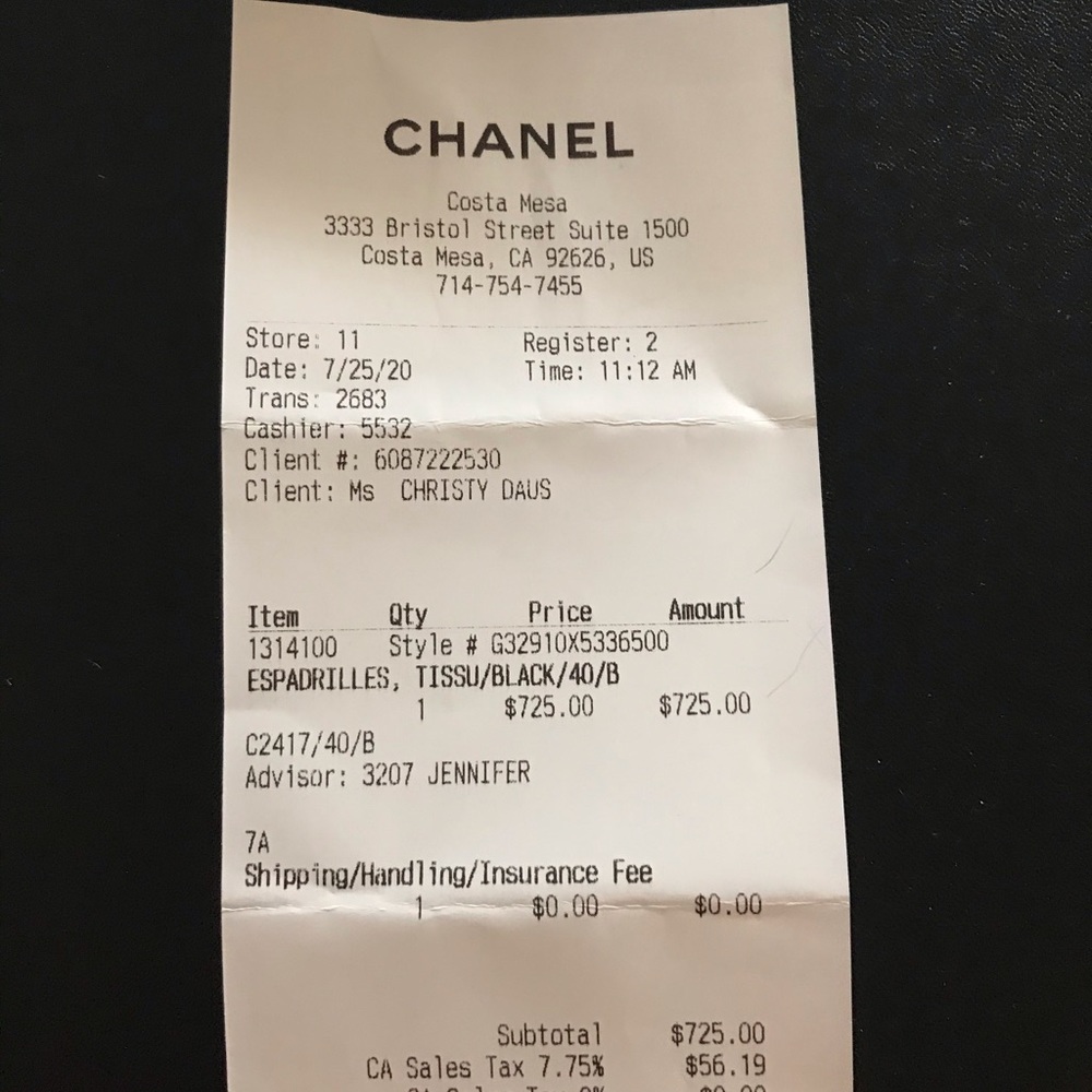 NIB CHANEL Espadrilles - Picture 6 of 6